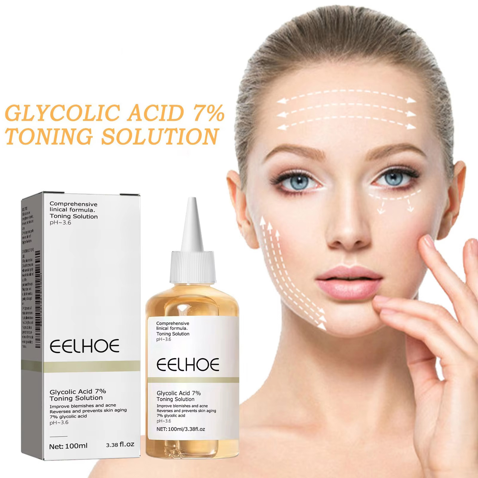 Skincare Skintific - Solution tonifiante à l'acide glycolique à