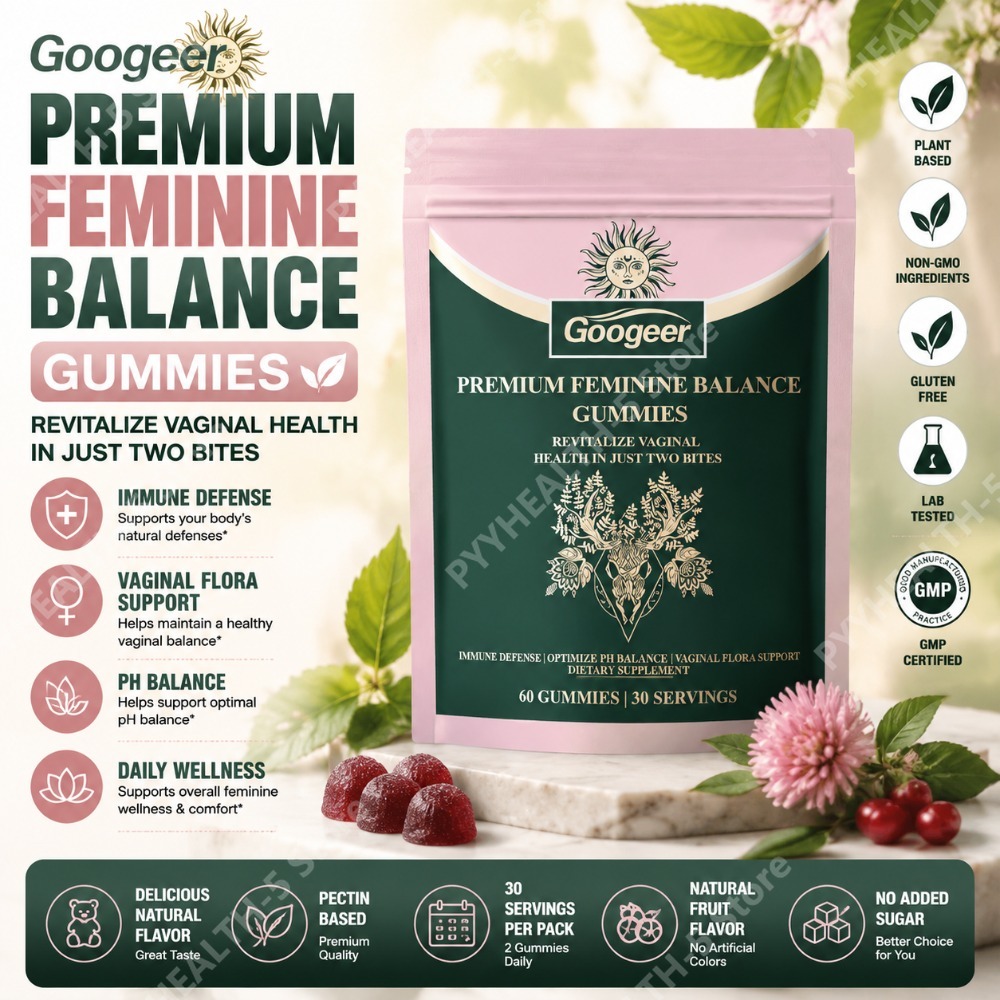 Vitamin C Powder - Googeer Gummies Équilibre pour Femmes avec