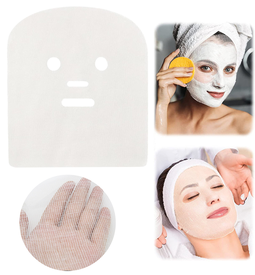 Skincare Finally Found You - Masque facial en gaze pré-découpé professionnel,