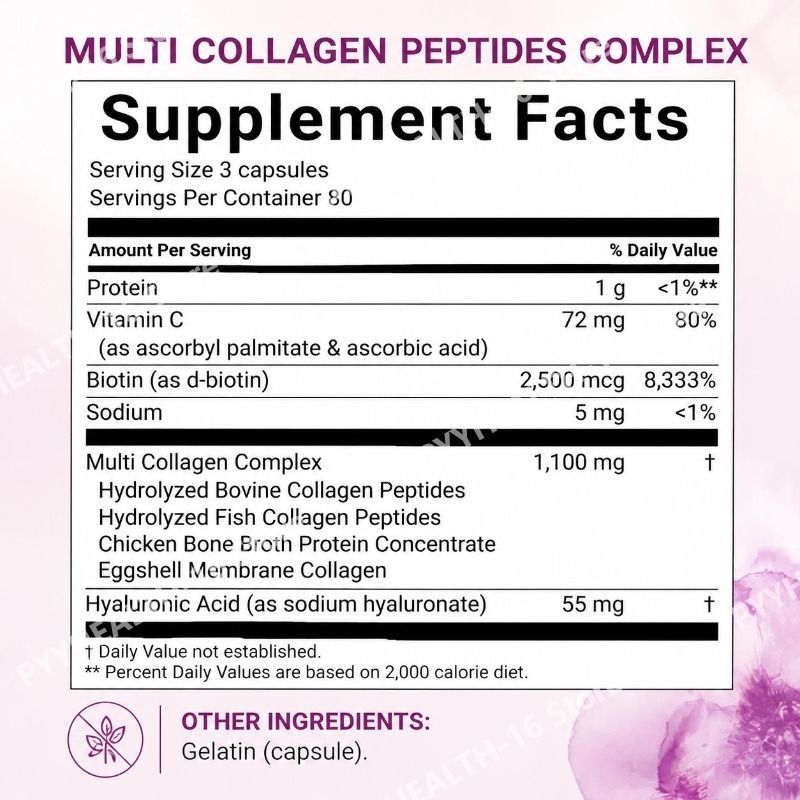 Capsules de collagène multi-pe - Vitamin C Powder avis et prix