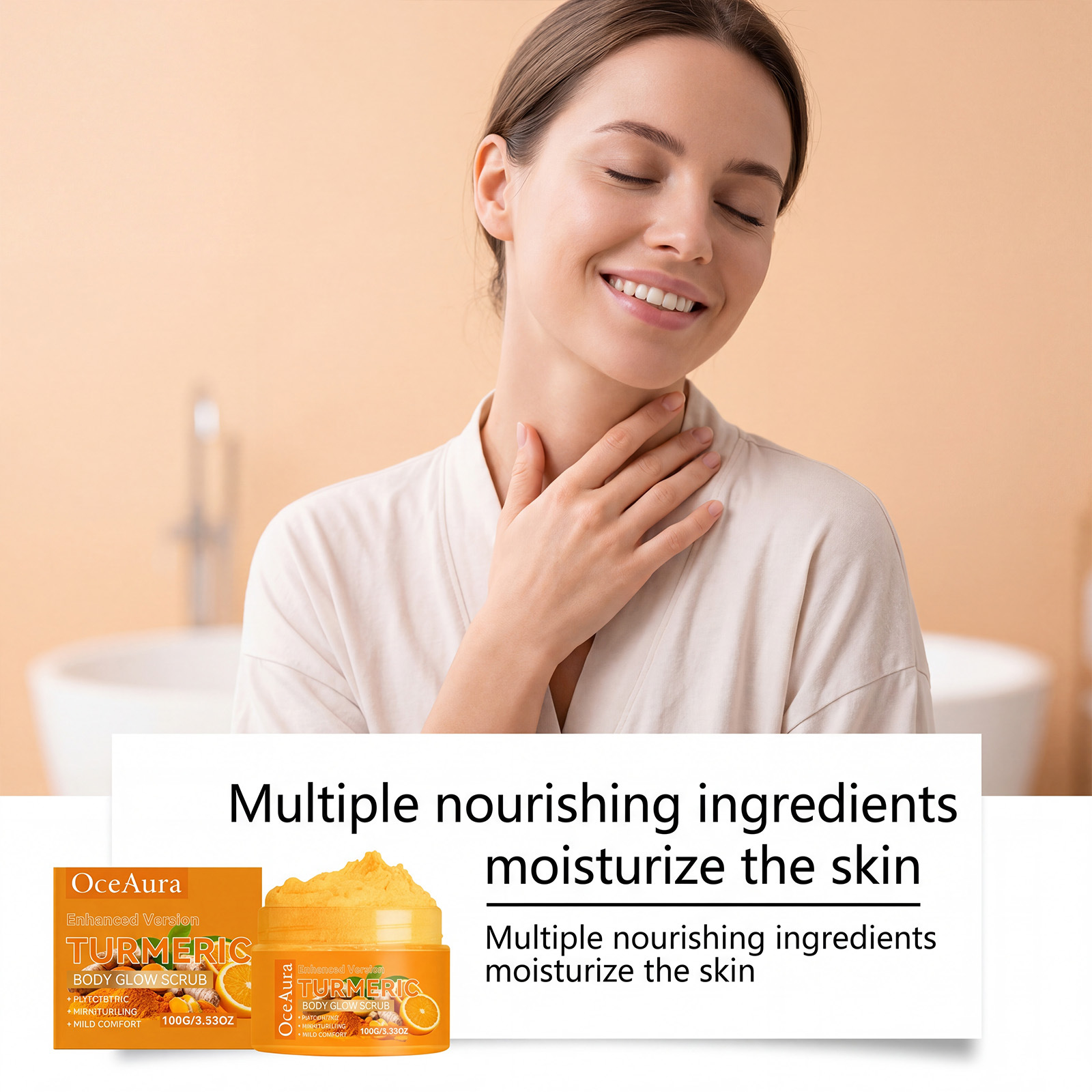 Gommage corporel au curcuma, n - Skincare Glow Glowing avis et prix