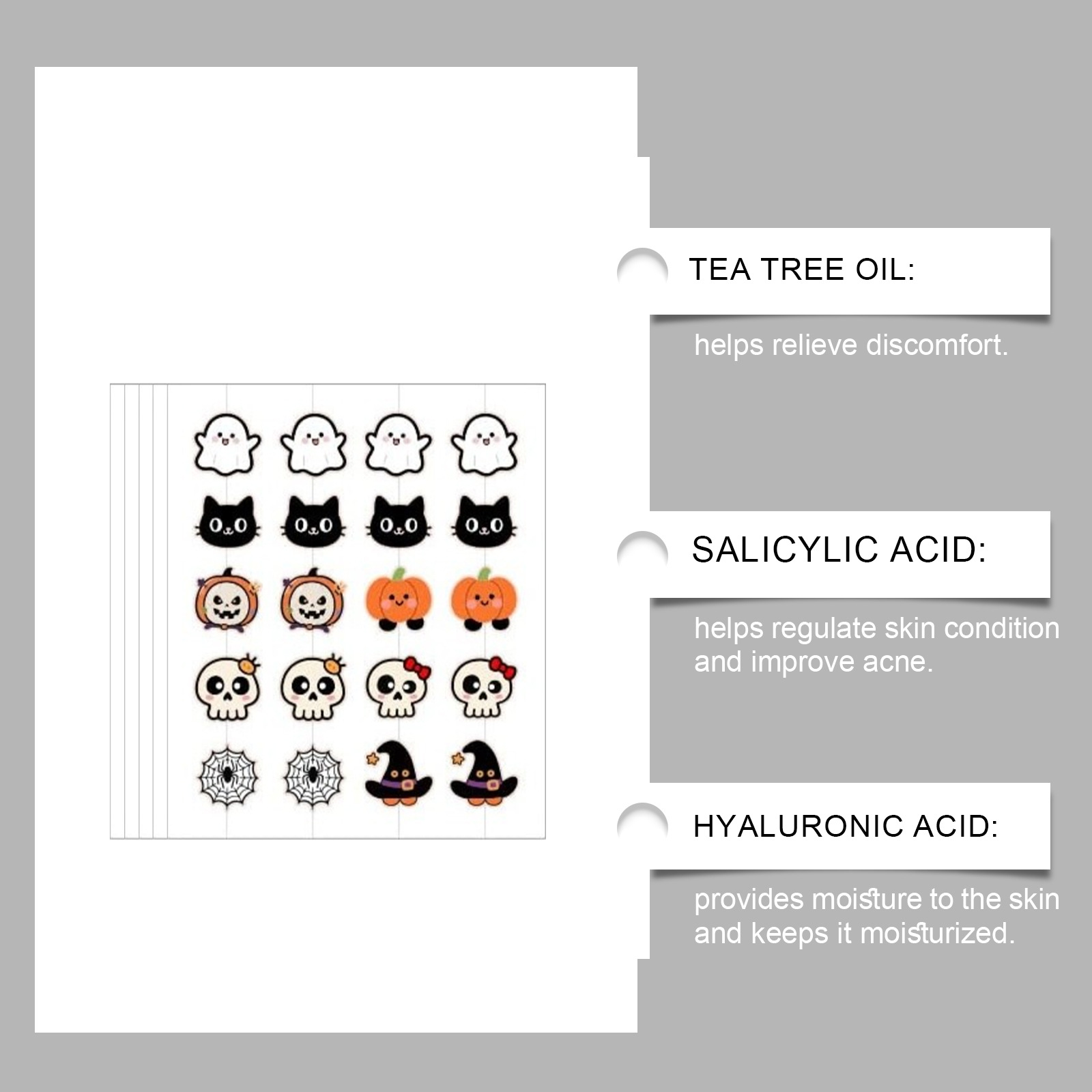 Patchs d'acné d'Halloween, 100 - Tea Tree Spot Treatment avis et prix
