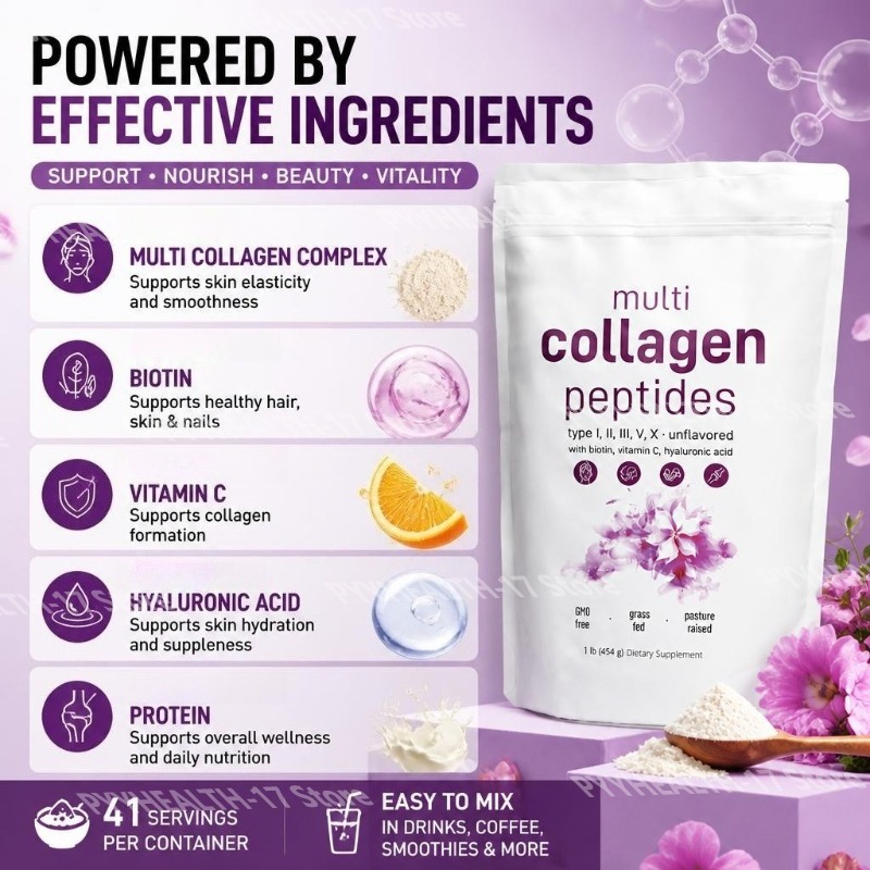 Poudre de peptides de collagèn - Vitamin C Powder avis et prix