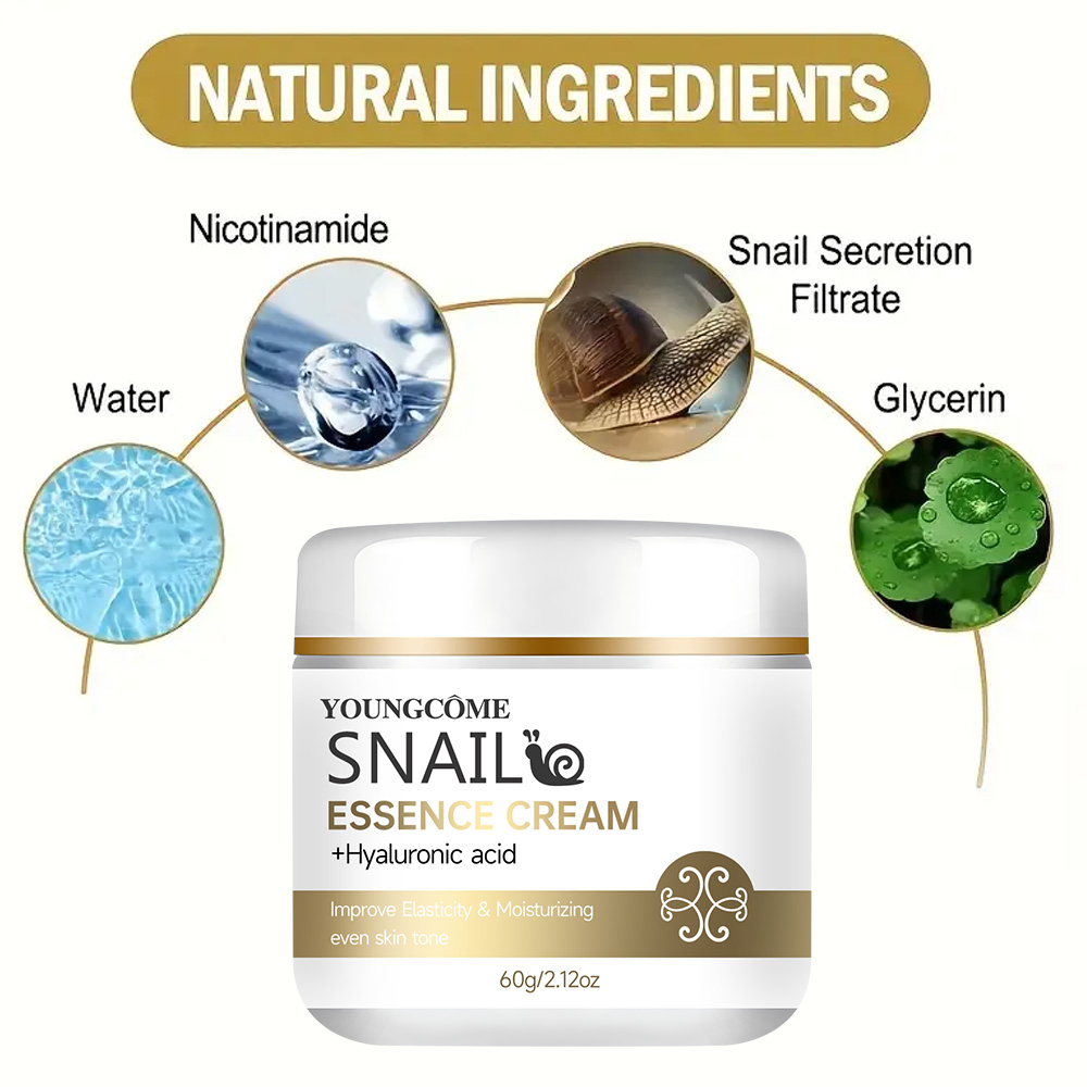 Crème à l'essence d'escargot a - Skincare Glad2Glow avis et prix