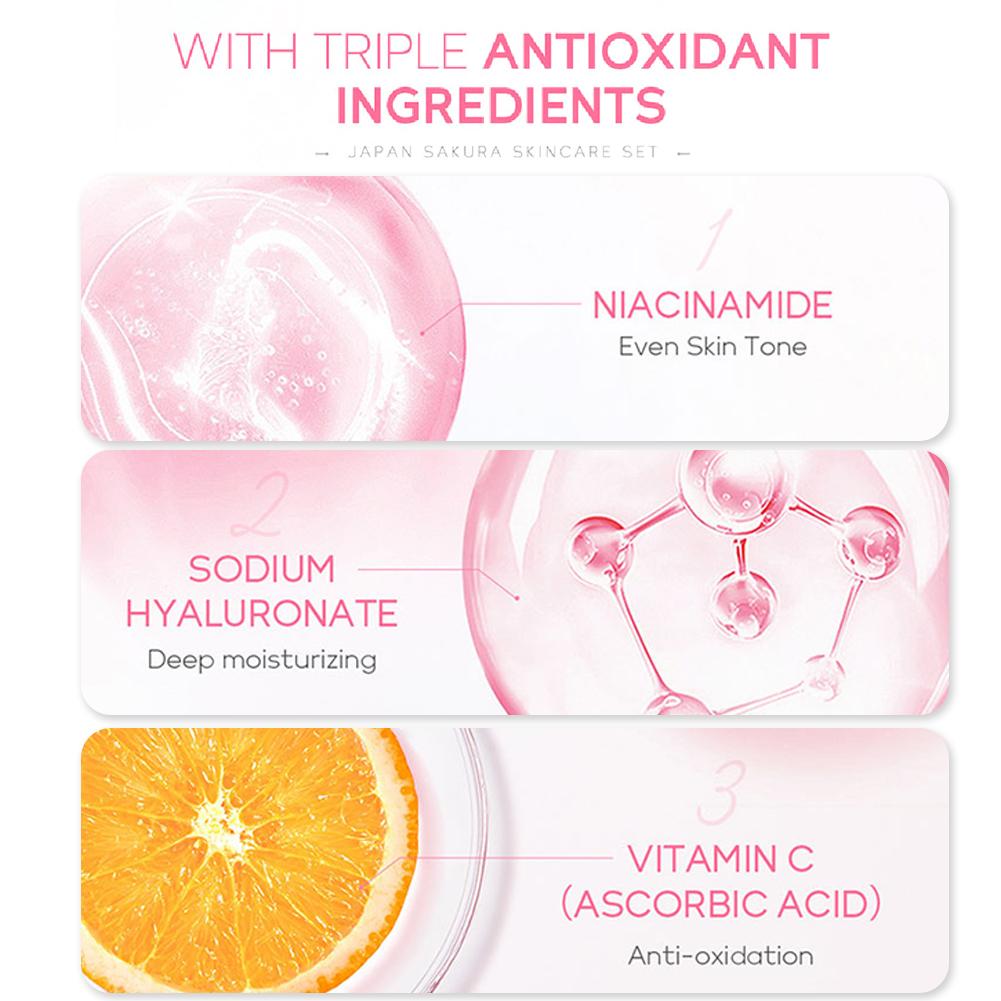 4/5/6 pièces/ensemble Sakura s - Skincare Glad2Glow avis et prix