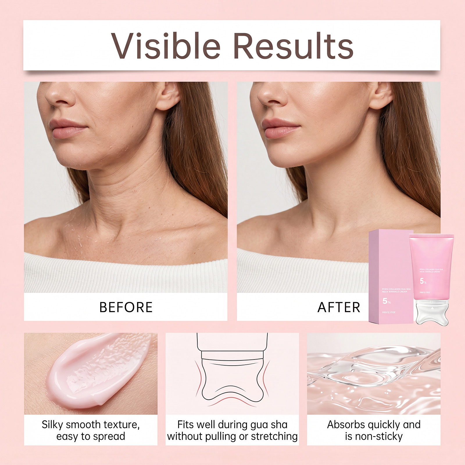 Crème de massage au collagène  - Skincare Glad2Glow avis et prix