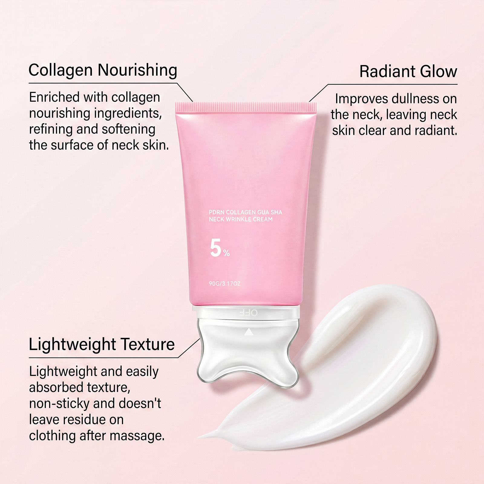 Crème de massage au collagène  - Skincare Glad2Glow avis et prix